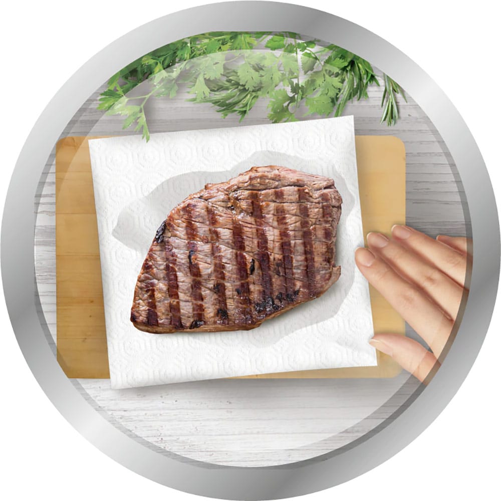 Prosoape de hartie ZEWA Jumbo, 3 straturi, 2 role, 460 foi