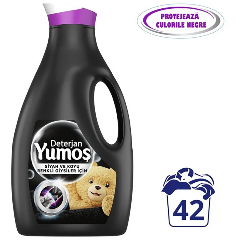 Detergent lichid YUMOS Black, 2.52 l, 42 spalari