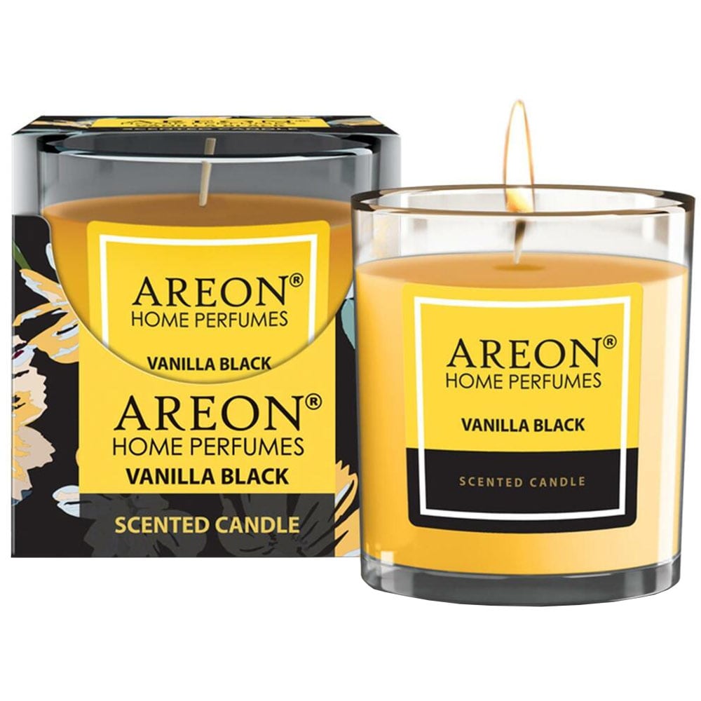 Lumanare parfumata AREON Home Perfumes Vanilla Black, 120 g