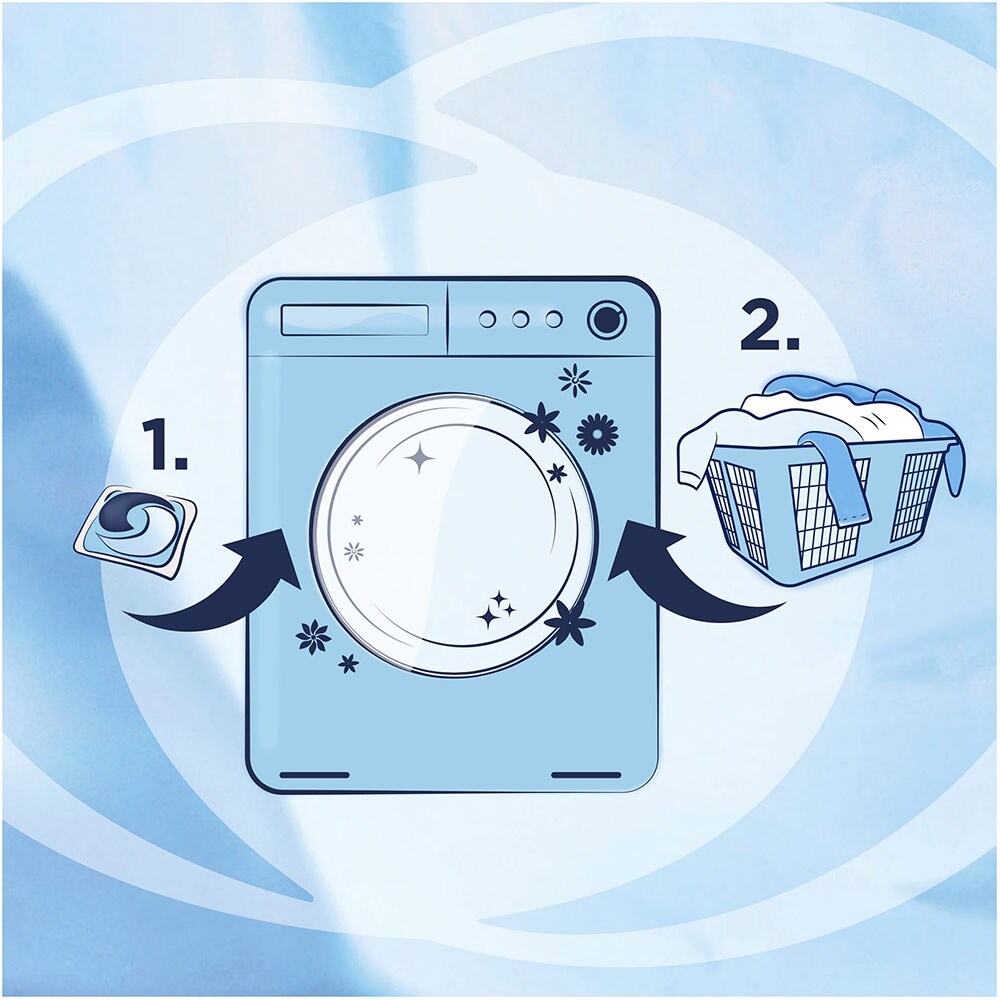 Pachet detergent capsule LENOR All in One PODs Spring Awakening, 28 spalari + Balsam de rufe LENOR Spring Awakening, 1.9l, 63 spalari