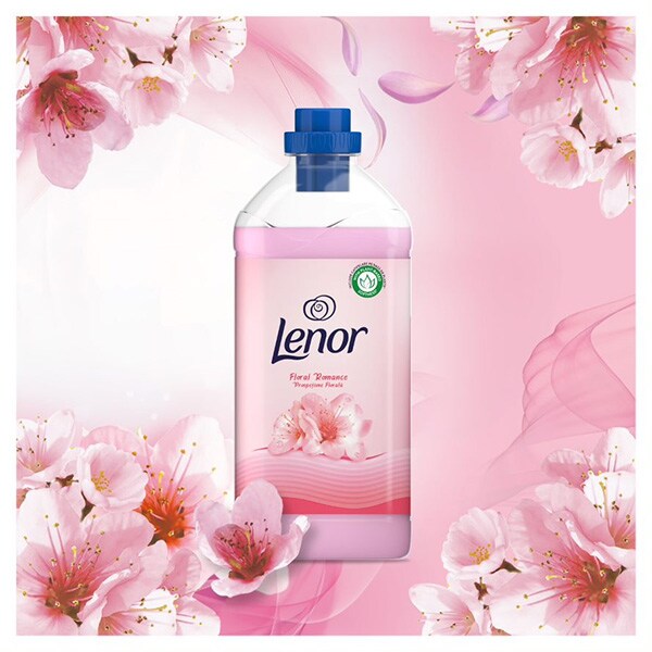 Balsam de rufe LENOR Floral Romance, 1.7l, 57 spalari