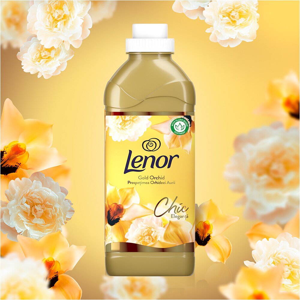 Pachet balsam de rufe LENOR Gold Orchid 2 x 1.5l, 100 spalari