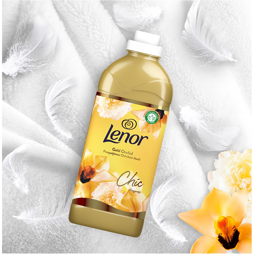 Pachet balsam de rufe LENOR Gold Orchid 2 x 1.5l, 100 spalari