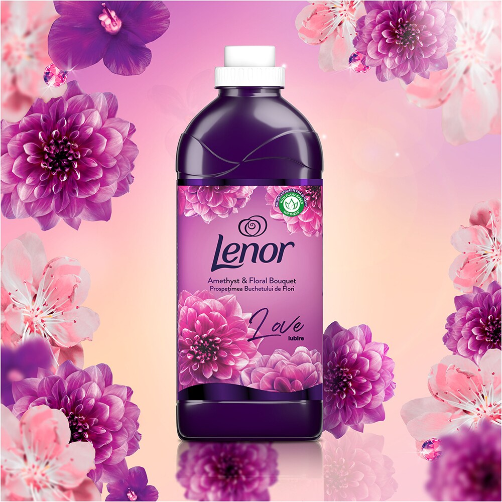 Balsam de rufe LENOR Amethyst & Floral Bouquet, 1.5 l, 50 spalari