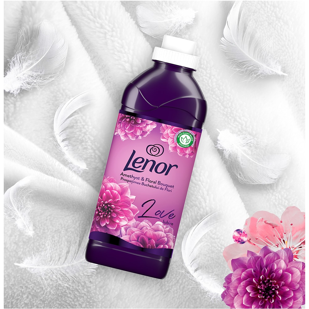 Balsam de rufe LENOR Amethyst & Floral Bouquet, 1.5 l, 50 spalari