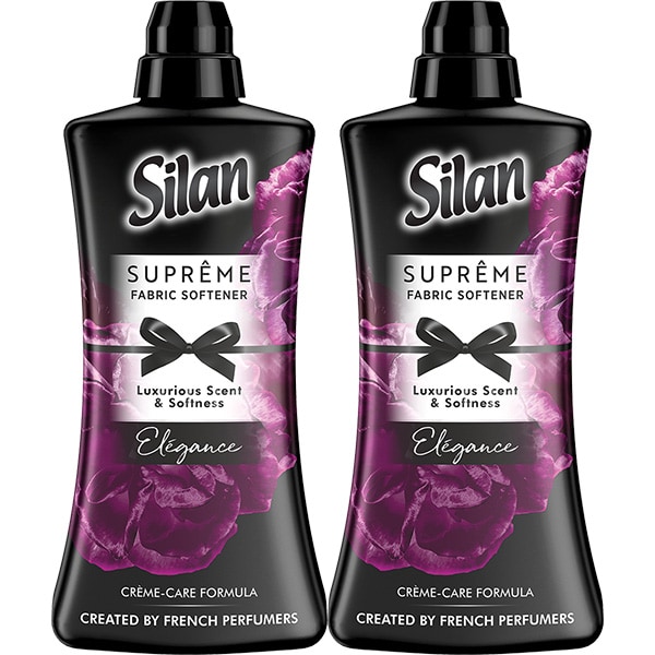Pachet balsam de rufe SILAN Supreme Elegance, 2 x 1.2l, 96 spalari