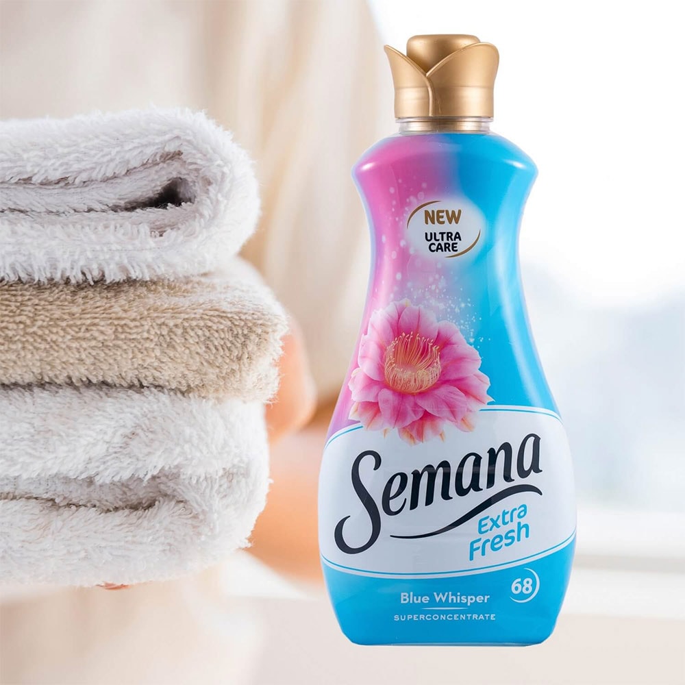 Balsam de rufe SEMANA Extra Fresh Blue Whisper, 1.7 l, 68 spalari