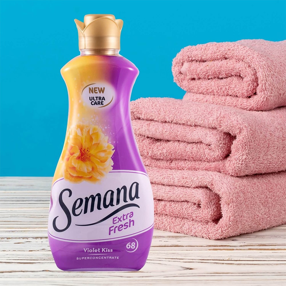 Balsam de rufe SEMANA Extra Fresh Violet Kiss, 1.7 l, 68 spalari