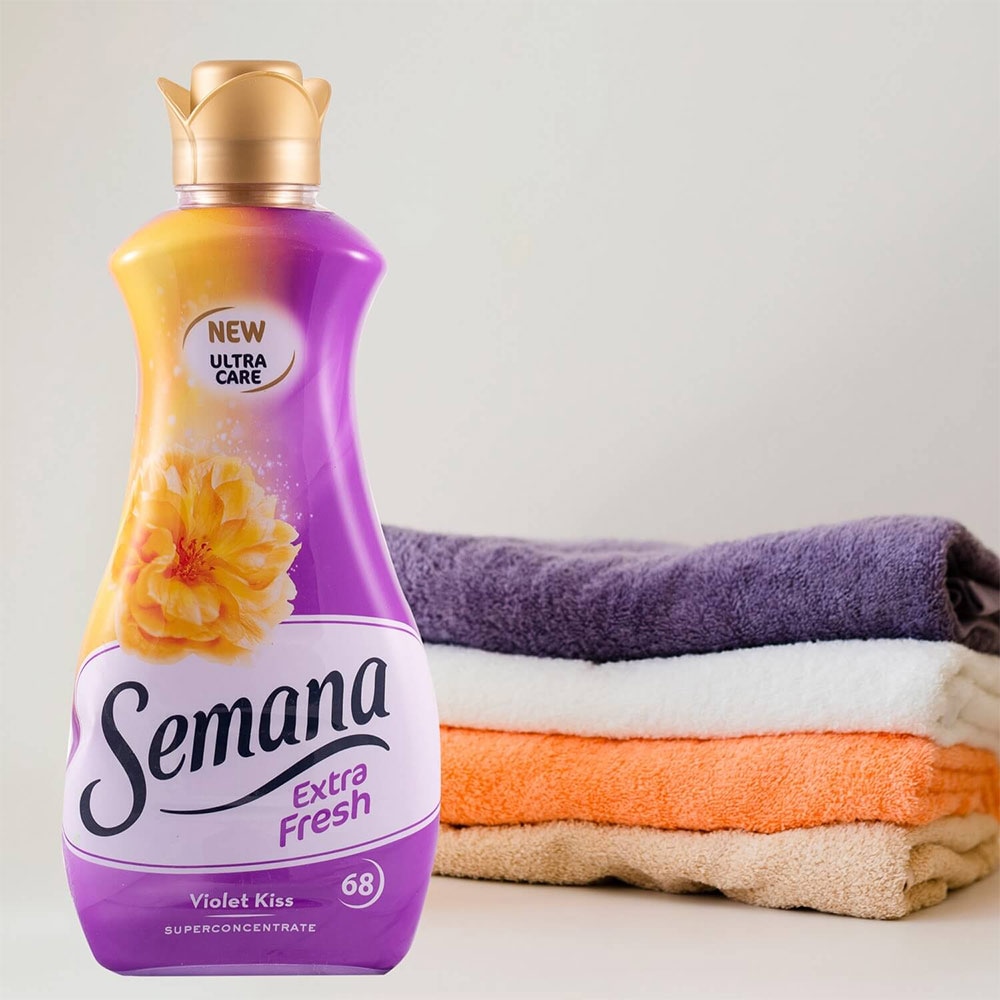 Balsam de rufe SEMANA Extra Fresh Violet Kiss, 1.7 l, 68 spalari