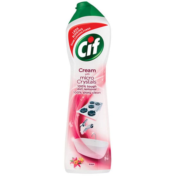 Solutie de curatare CIF Crema Pink, 500ml