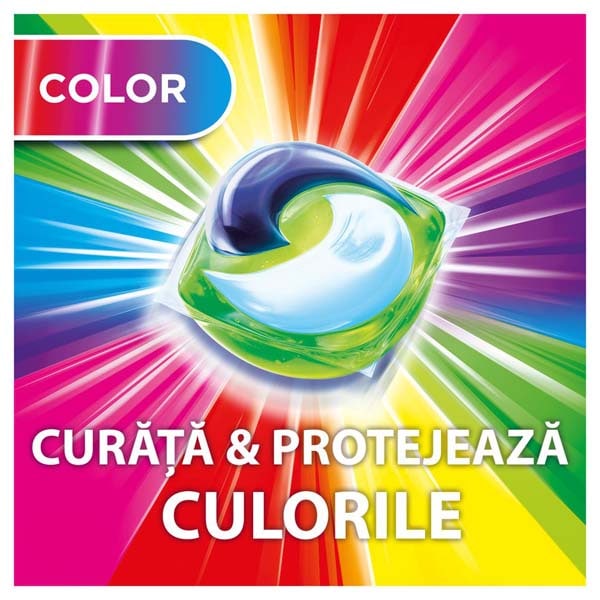 Detergent capsule ARIEL All in One Pods Color, 100 spalari