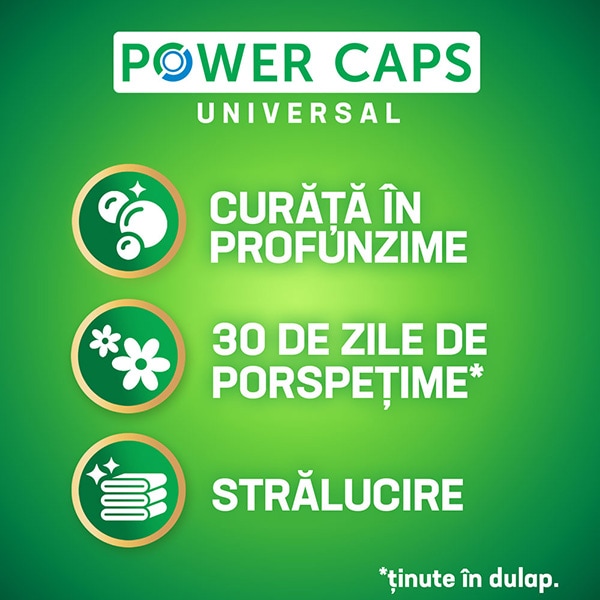 Detergent capsule PERSIL Discs Color, 22 spalari 