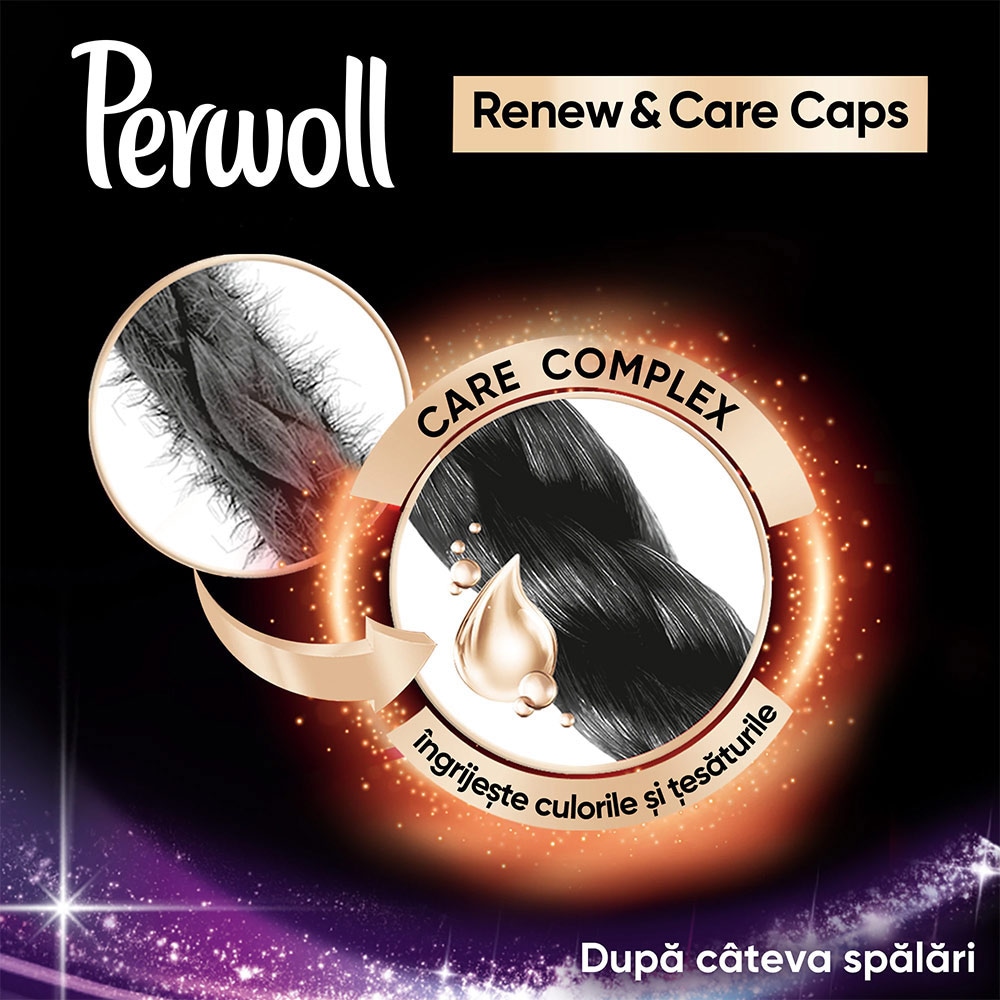 Detergent capsule PERWOLL Renew & Care Black, 27 capsule
