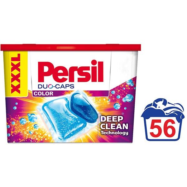 Detergent capsule PERSIL Duo-Caps Color, 56 spalari