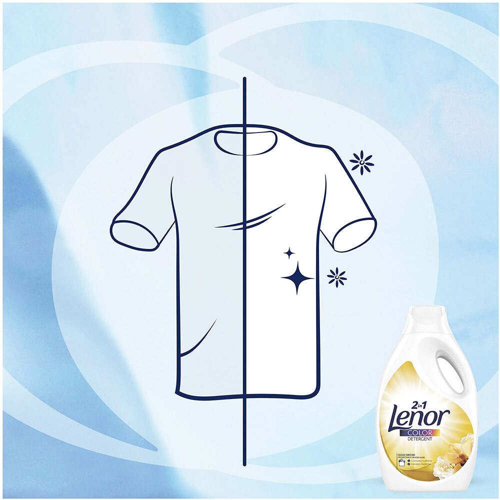 Detergent lichid LENOR Gold Orchid Color, 2.2l, 40 spalari