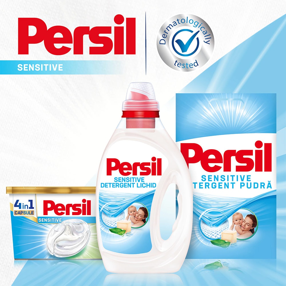 Detergent lichid PERSIL Sensitive Gel, 3 l, 60 spalari