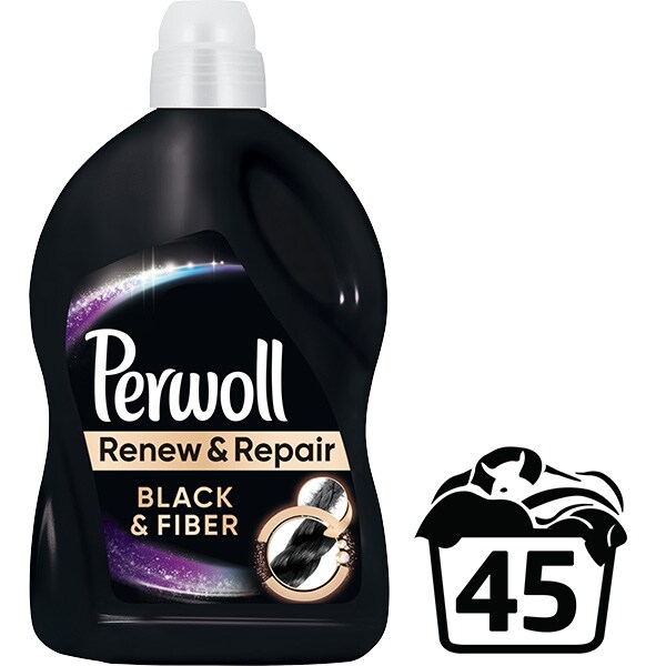 Detergent lichid PERWOLL Renew Black, 2.7L, 45 spalari