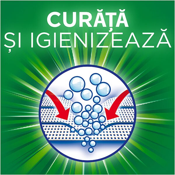 Detergent automat ARIEL +Ultra Oxi Effect, 7.2 kg, 72 spalari