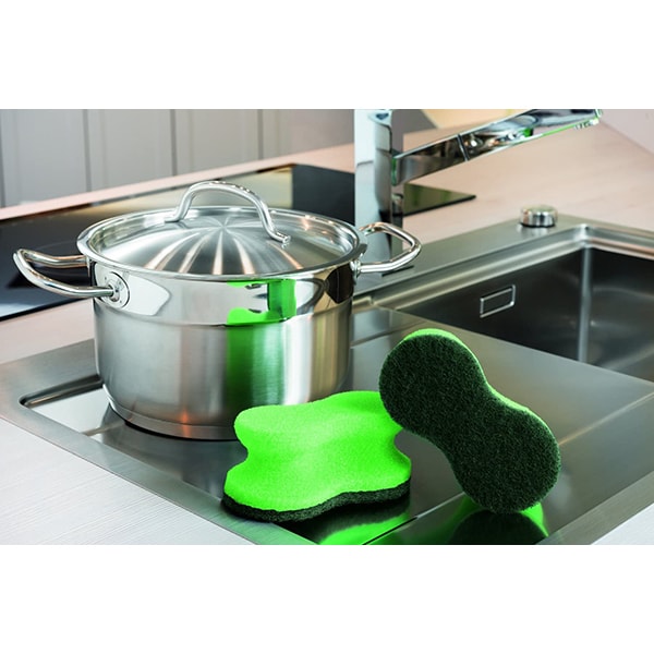 Burete de vase SCOTCH-BRITE MMBU1500, 2 bucati, verde