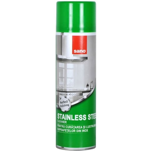 Solutie curatare suprafete de inox SANO, 500ml