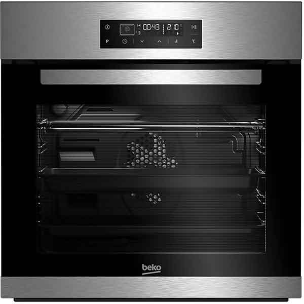 Cuptor incorporabil BEKO BIE22400XP, electric, Autocuratare pirolitica, 71 l, Clasa A, inox