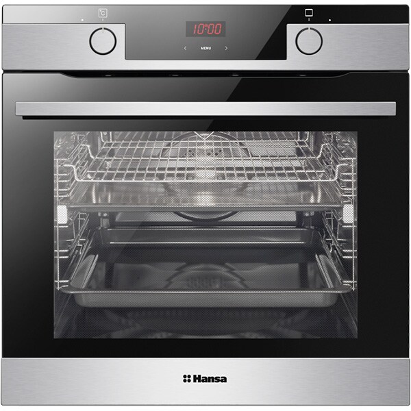 Cuptor incorporabil HANSA BOEIS694097, Electric, Autocuratare SteamCleaning, 77 l, Clasa A, inox