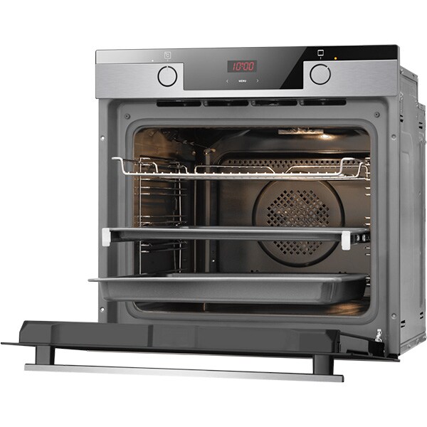 Cuptor incorporabil HANSA BOEIS694097, Electric, Autocuratare SteamCleaning, 77 l, Clasa A, inox