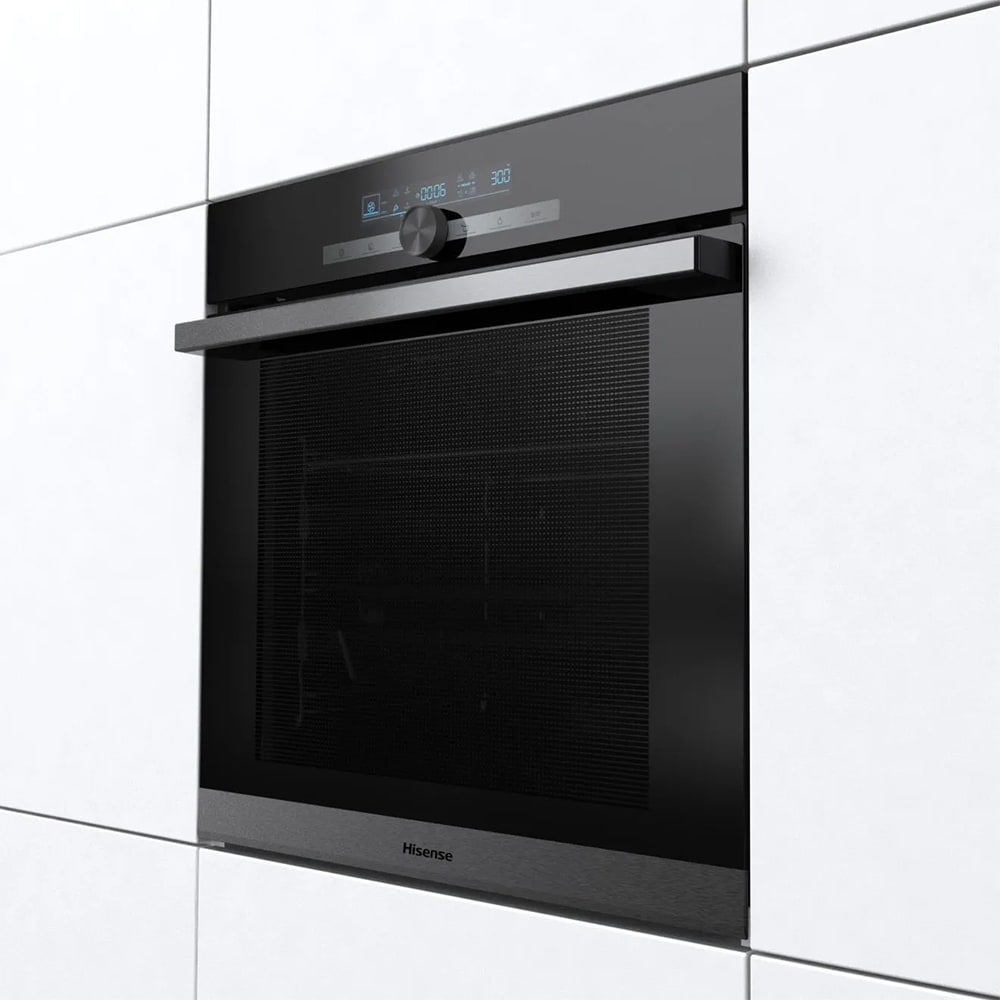 Cuptor incorporabil HISENSE BSA65334PG, Electric, Autocuratare pirolitica, 77 l, Clasa A+, negru