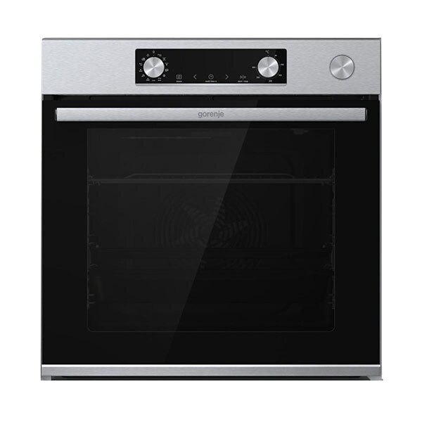 Cuptor incorporabil GORENJE BSA6737E15X, Electric, Autocuratare Catalitica, 77 l, Clasa A, negru-inox