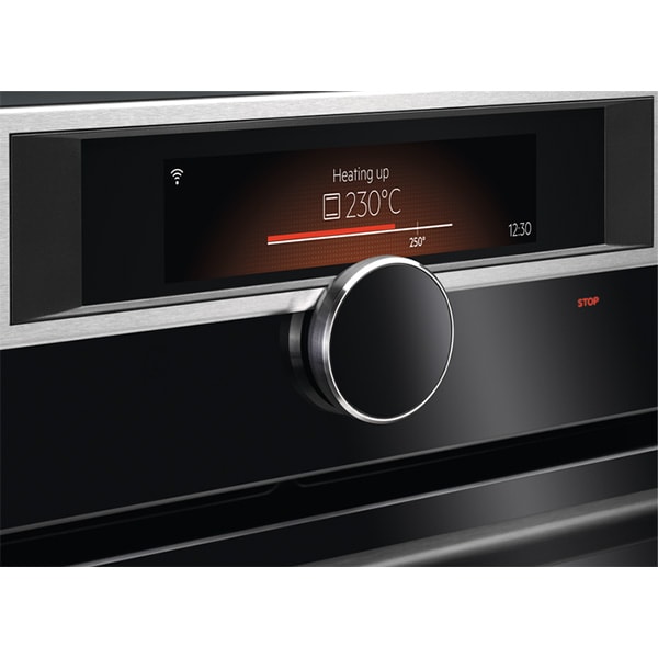 Cuptor incorporabil AEG SteamPro BSK999330M, Electric, Gatire cu abur, 70 l, Clasa A++, CookView, Wi-Fi, negru-inox