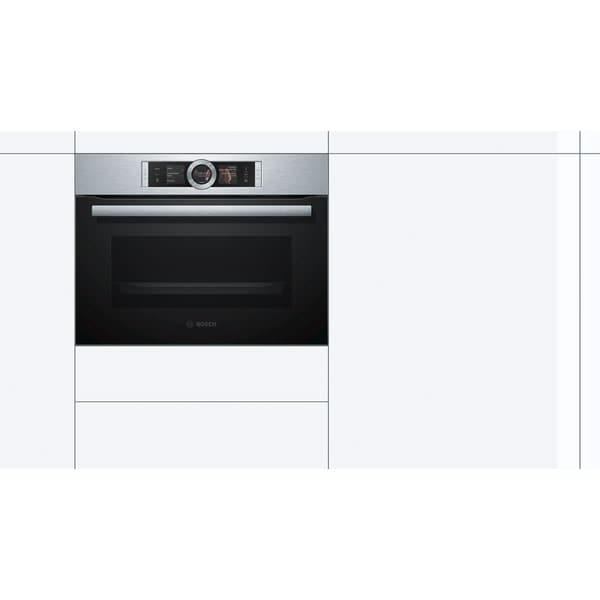 Cuptor incorporabil BOSCH CSG656BS2, Electric, Gatire cu abur, Autocuratare EcoClean, 47 l, Clasa A+, inox