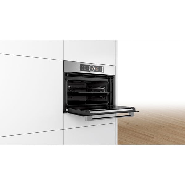 Cuptor incorporabil BOSCH CSG656BS2, Electric, Gatire cu abur, Autocuratare EcoClean, 47 l, Clasa A+, inox