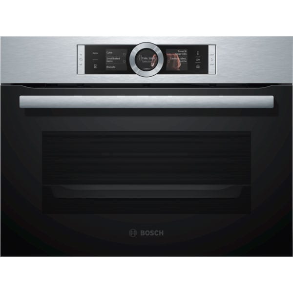 Cuptor incorporabil BOSCH CSG656BS2, Electric, Gatire cu abur, Autocuratare EcoClean, 47 l, Clasa A+, inox