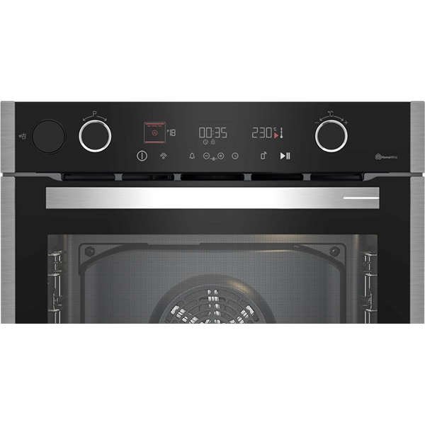 Cuptor incorporabil GRUNDIG GEBD19401BPH, Electric, Autocuratare pirolitica, 72 l, Clasa A+, negru-inox