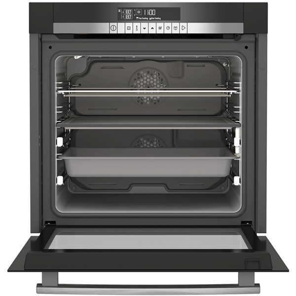 Cuptor incorporabil GRUNDIG Divide & Cook GEZST 47000 B, Electric, Autocuratare catalitica, 80 l, Clasa A, negru