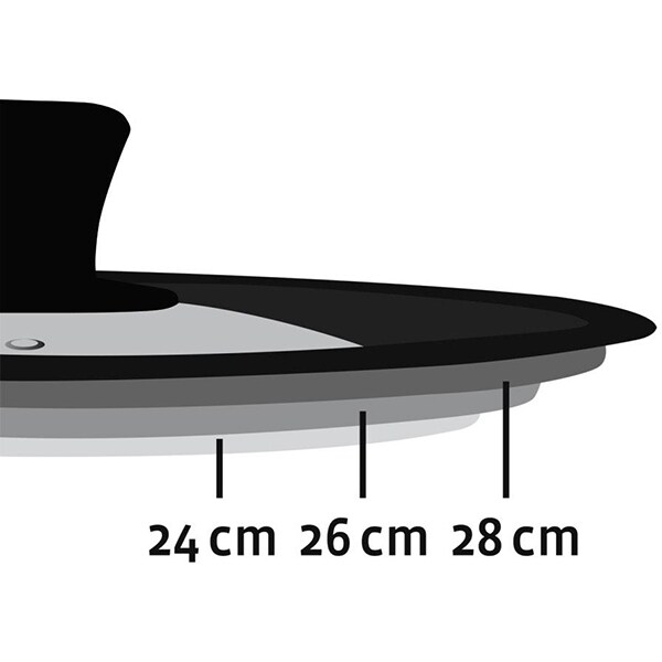 Capac de sticla XAVAX 111545, 28cm, sticla, transparent