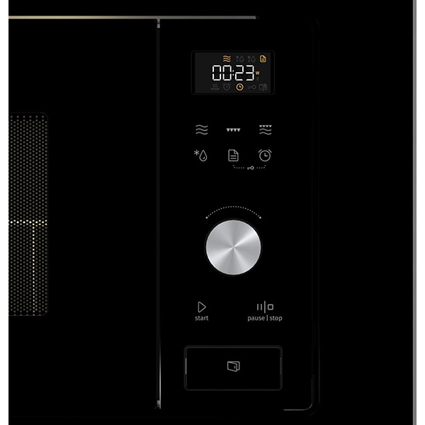 Cuptor cu microunde incorporabil GORENJE BMX201AG1BG, 20l, 800W, Grill, negru