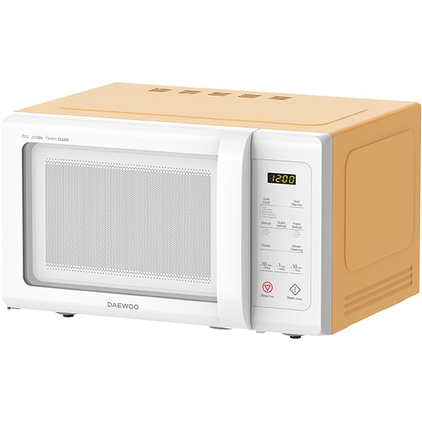 Cuptor microunde DAEWOO KOR-91RBWO, 25l, 900W, alb - portocaliu
