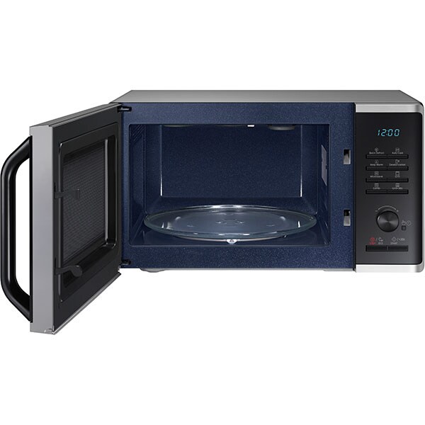 Cuptor microunde cu grill  SAMSUNG MG23K3515AS/OL, 23l, 800W, argintiu - negru 