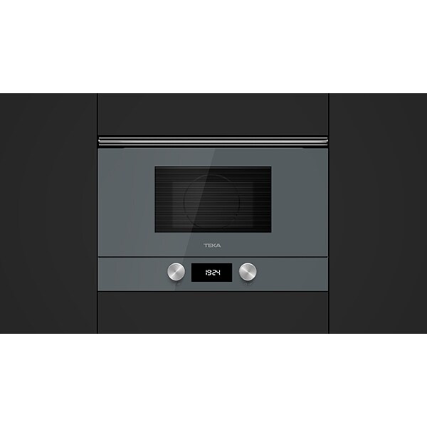 Cuptor cu microunde incorporabil TEKA ML 8220 BIS L-ST, 22l, 850W, Grill, gri inchis