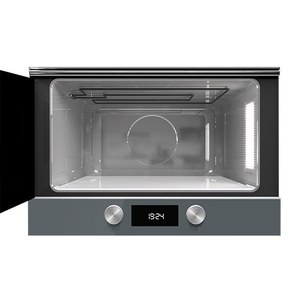 Cuptor cu microunde incorporabil TEKA ML 8220 BIS L-ST, 22l, 850W, Grill, gri inchis