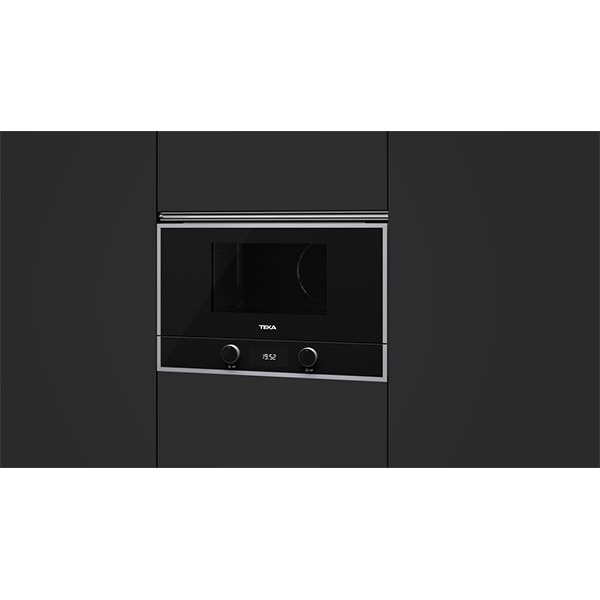 Cuptor cu microunde incorporabil TEKA ML 822 BIS L, 22l, 850W, Grill, negru