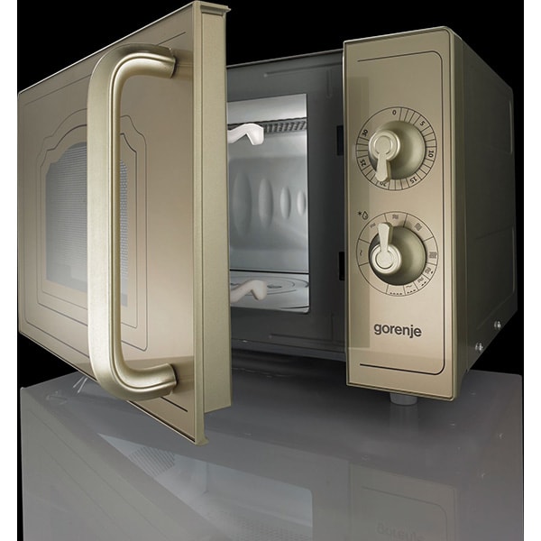 Cuptor microunde GORENJE MO4250CLG, 20l, 700W, crem-auriu 