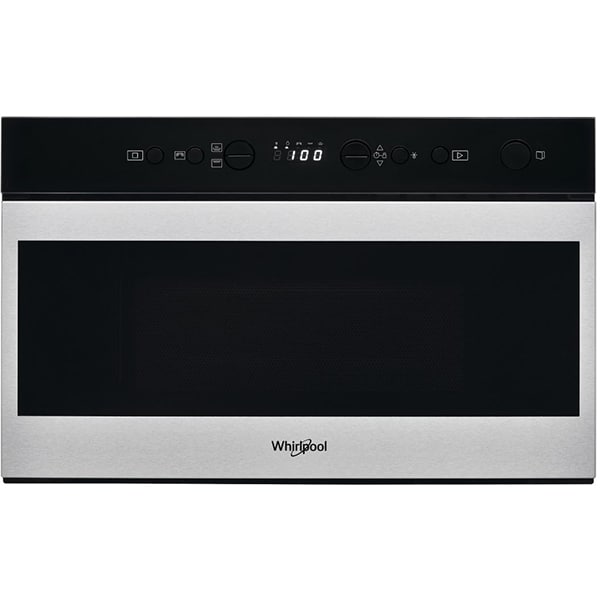 Cuptor cu microunde incorporabil WHIRLPOOL W7 MN840, 22l, 750W, Grill, inox