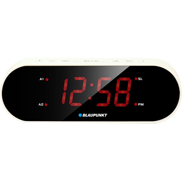 Radio cu ceas BLAUPUNKT CR6WH, FM, alb