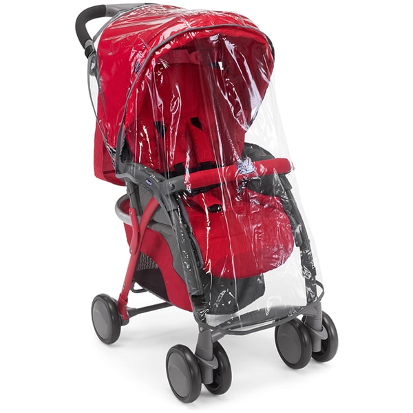 Carucior sport CHICCO Simplicity Top, 0 luni - 3 ani, rosu