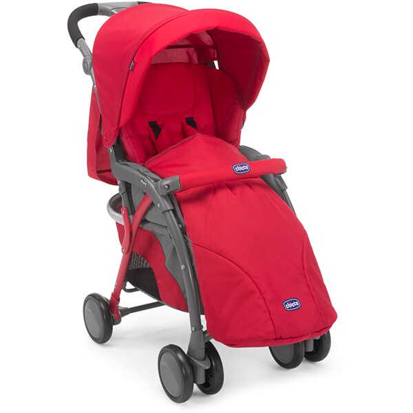 Carucior sport CHICCO Simplicity Top, 0 luni - 3 ani, rosu
