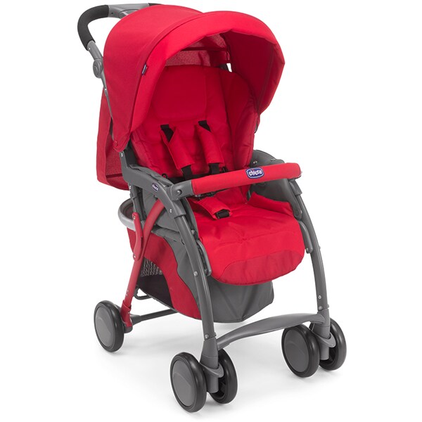 Carucior sport CHICCO Simplicity Top, 0 luni - 3 ani, rosu