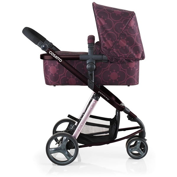 Carucior 2 in 1 COSATTO Giggle 2 Posy, 0 luni - 3 ani, mov 