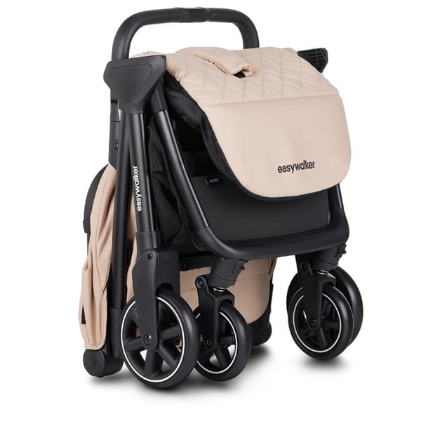 Carucior sport EASYWALKER Jackey Sand Taupe EJA10007, 5 puncte, 0 luni+, crem-negru